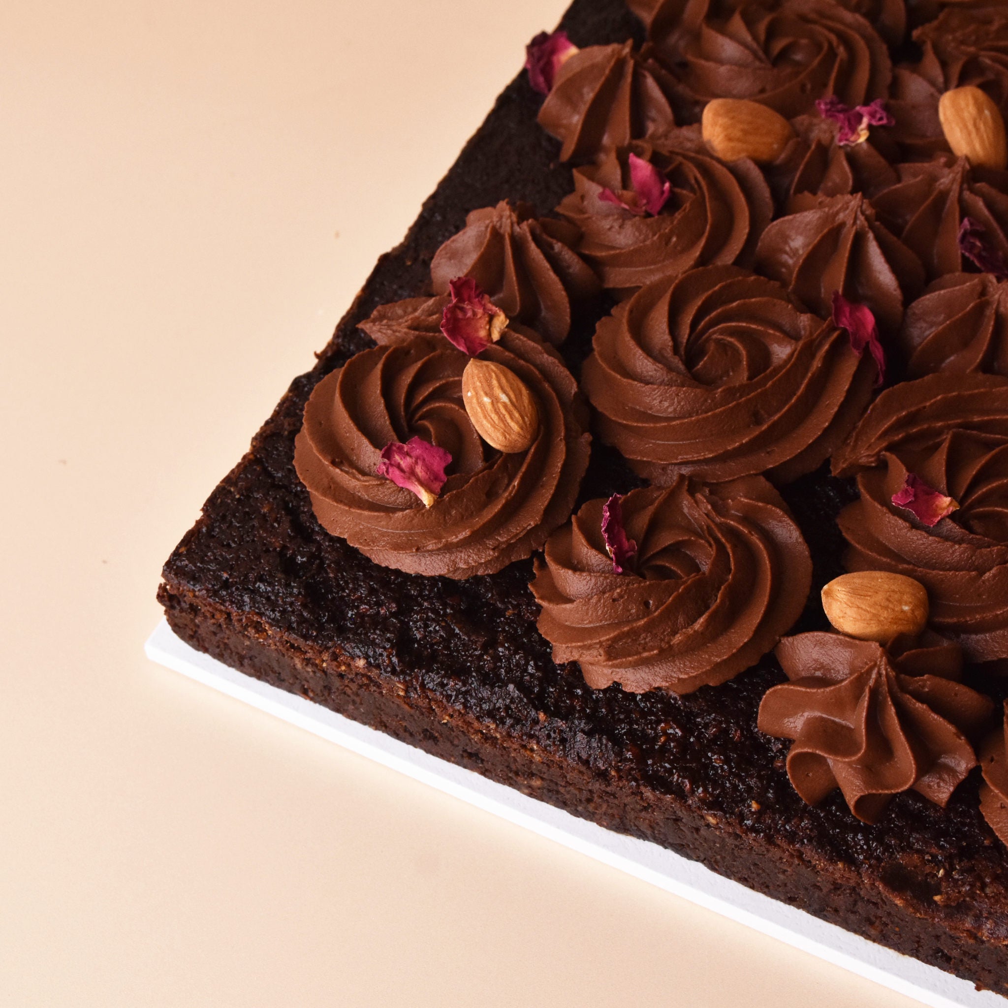 Brownie slab cake