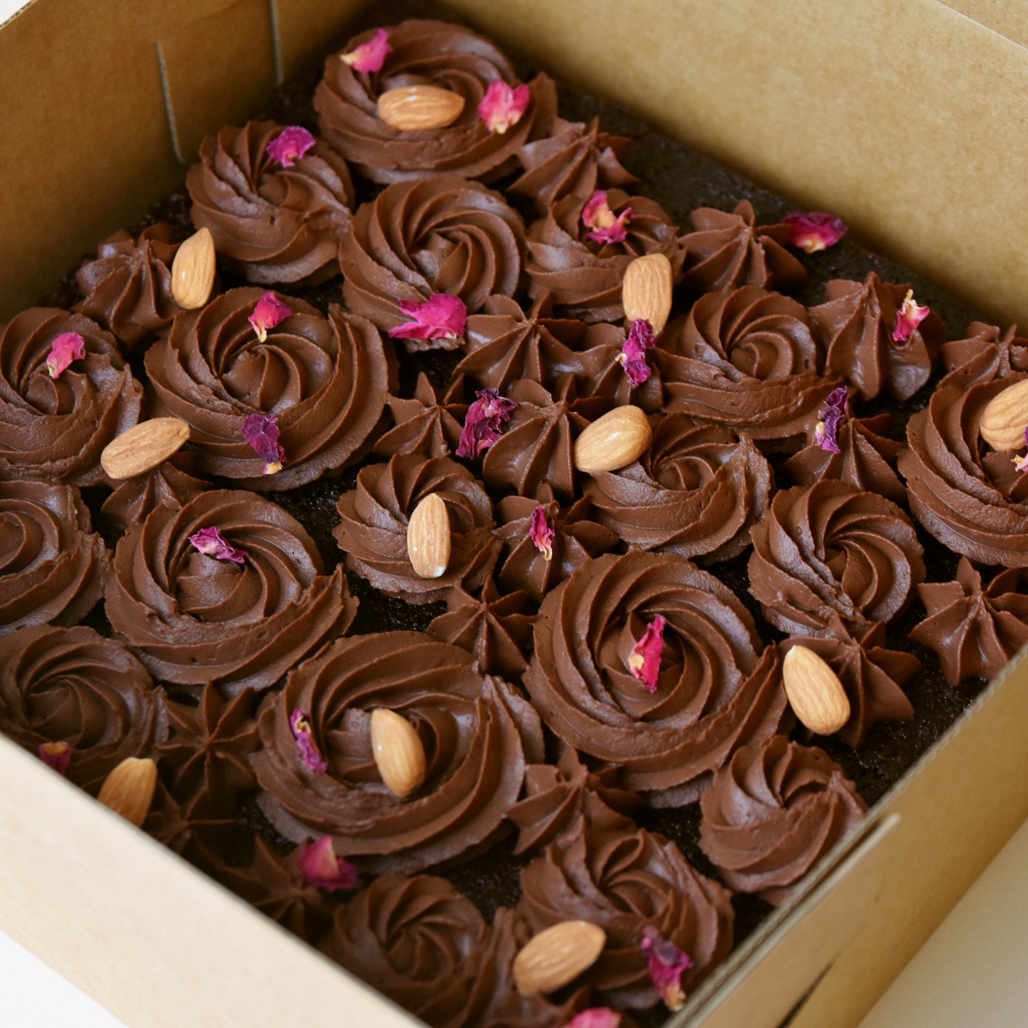 Brownie slab cake