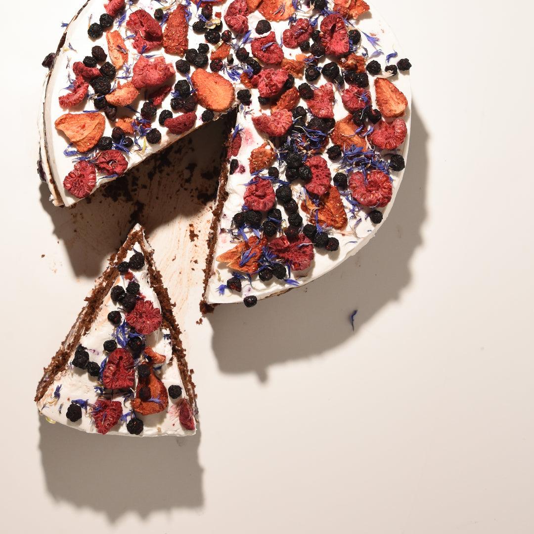 Organic Black Forest Cake (GF, Vegan)